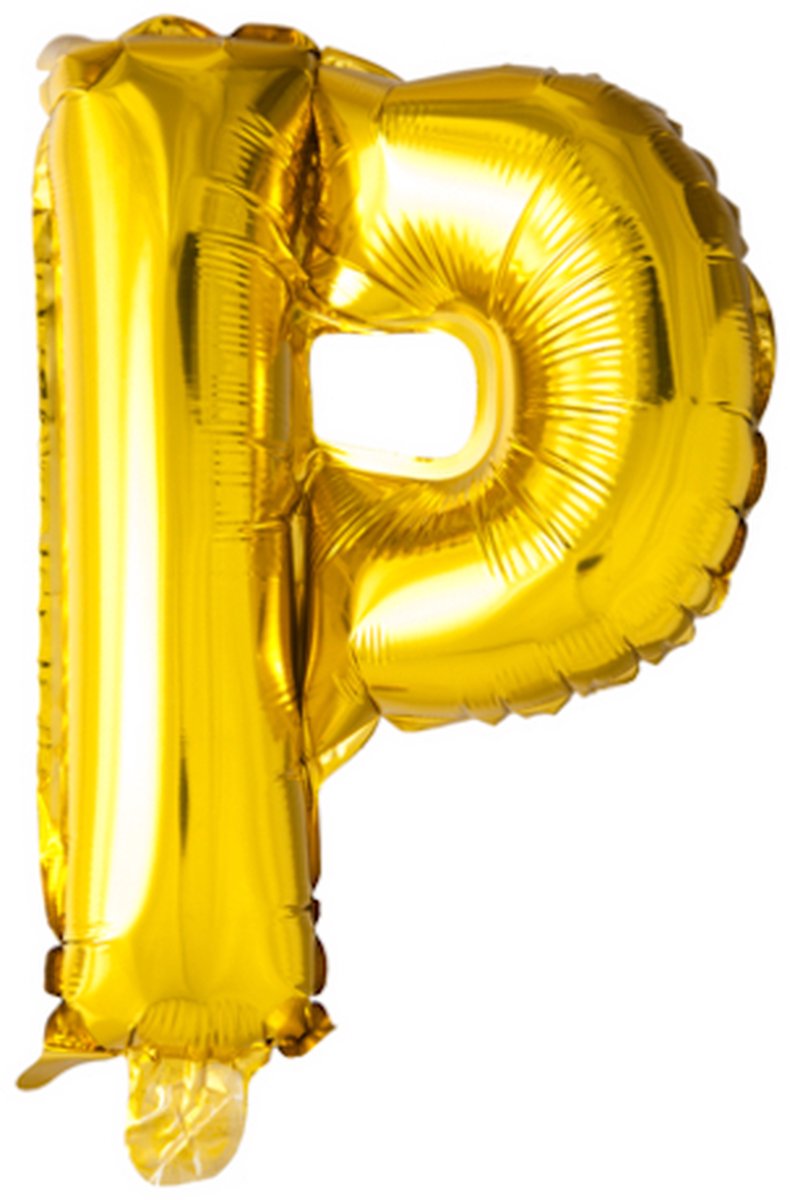 Folie Ballon Letter 16″ P - Goud | 41 cm